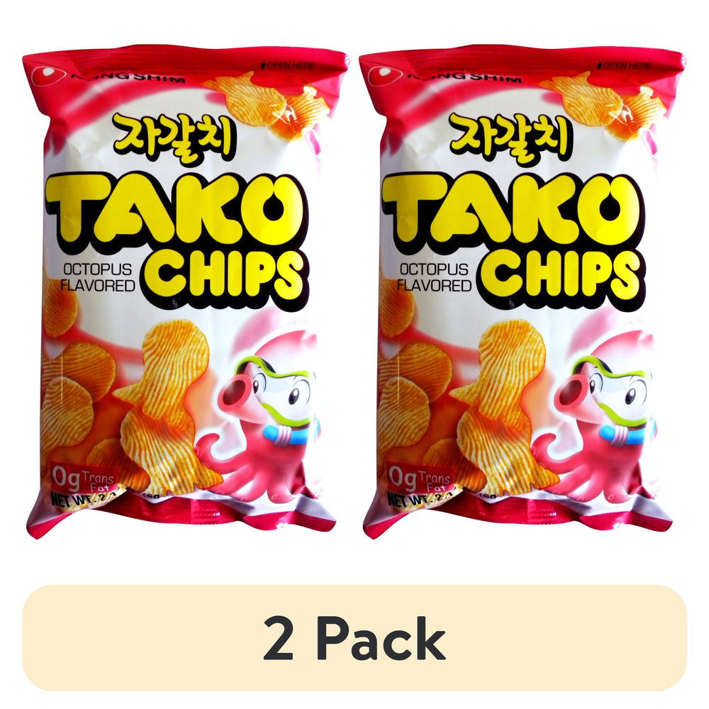 Shrimp Cracker Nong Shim Chip-tako · Galletas saladas · 2 pack