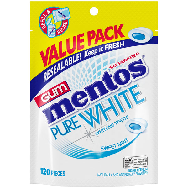 Mentos Pure White Sweet Mint Sugar-Free · Chicles y mentas