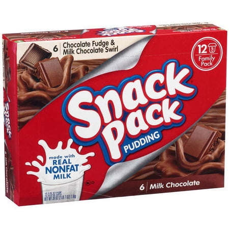 Pack Chocolate Fudge & Milk Chocolate Swirl/Milk · Caramelos · 12 pzas de 92 g