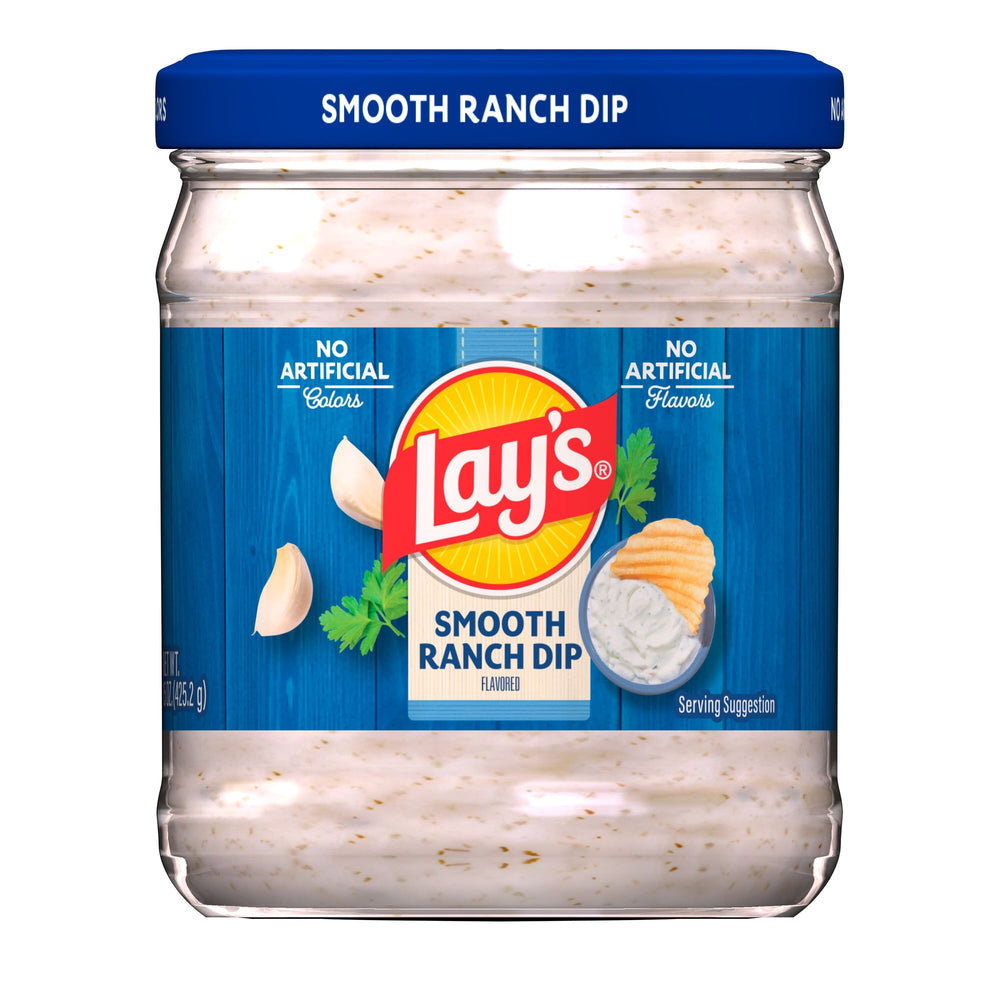 Lay's Smooth Ranch Dip Spread in · Papas · 425 g · frasco