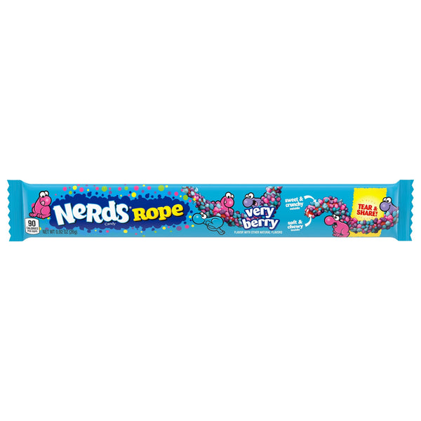 Nerds Rope Very Berry · Gomita con caramelos · 26 g