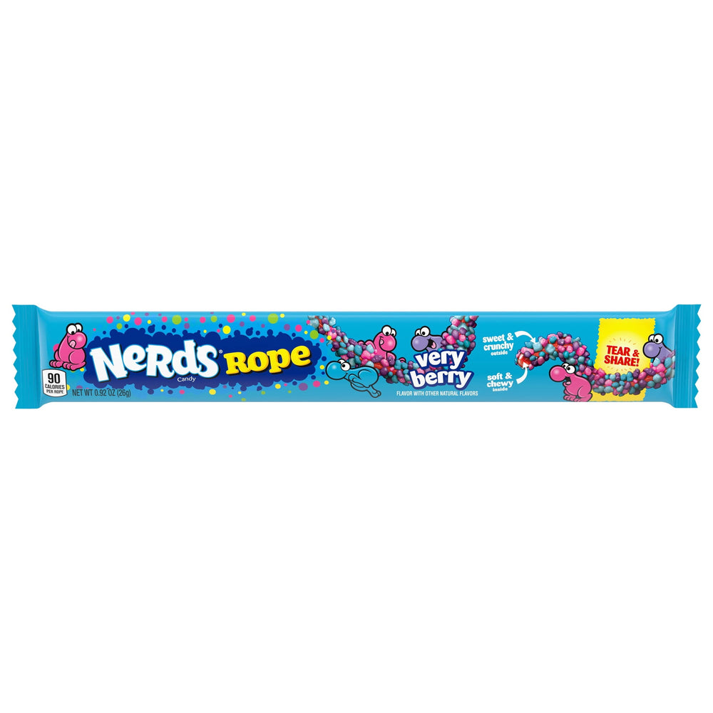 Nerds Rope Very Berry · Gomita con caramelos · 26 g