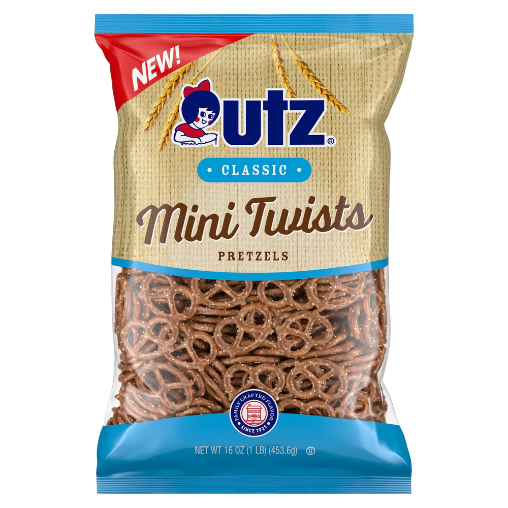 Utz Mini Twists · Pretzels · 454 g · bolsa