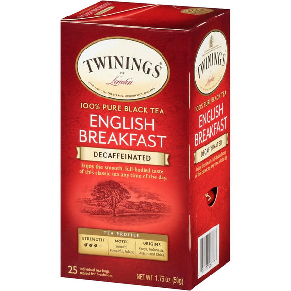 TWININGS® Tea Bags English Breakfast Decaf · Té · 50 g · caja
