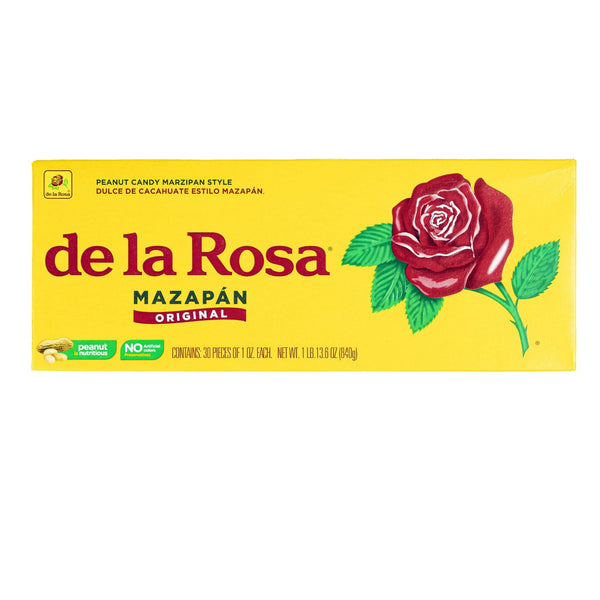 De La Rosa Mazapan Style Mexican Peanut · Nueces · 30 pzas