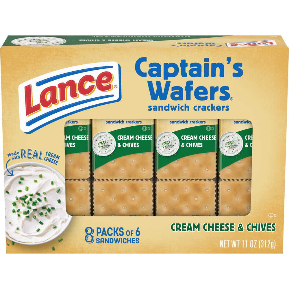Lance Captain's Cream Cheese and Chives · Galletas saladas