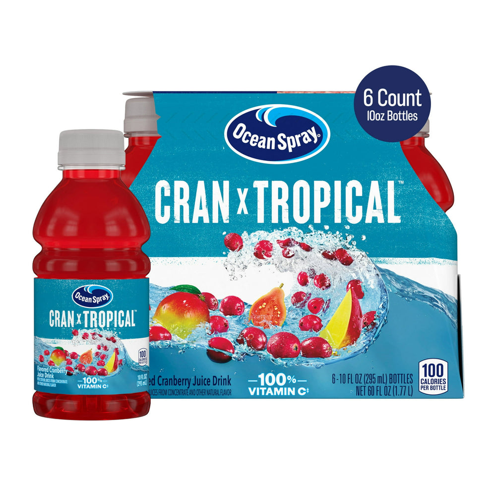 Ocean Spray® Cran-Tropical™ Cranberry Tropical Juice · Bebida · 6 pzas de 296 ml