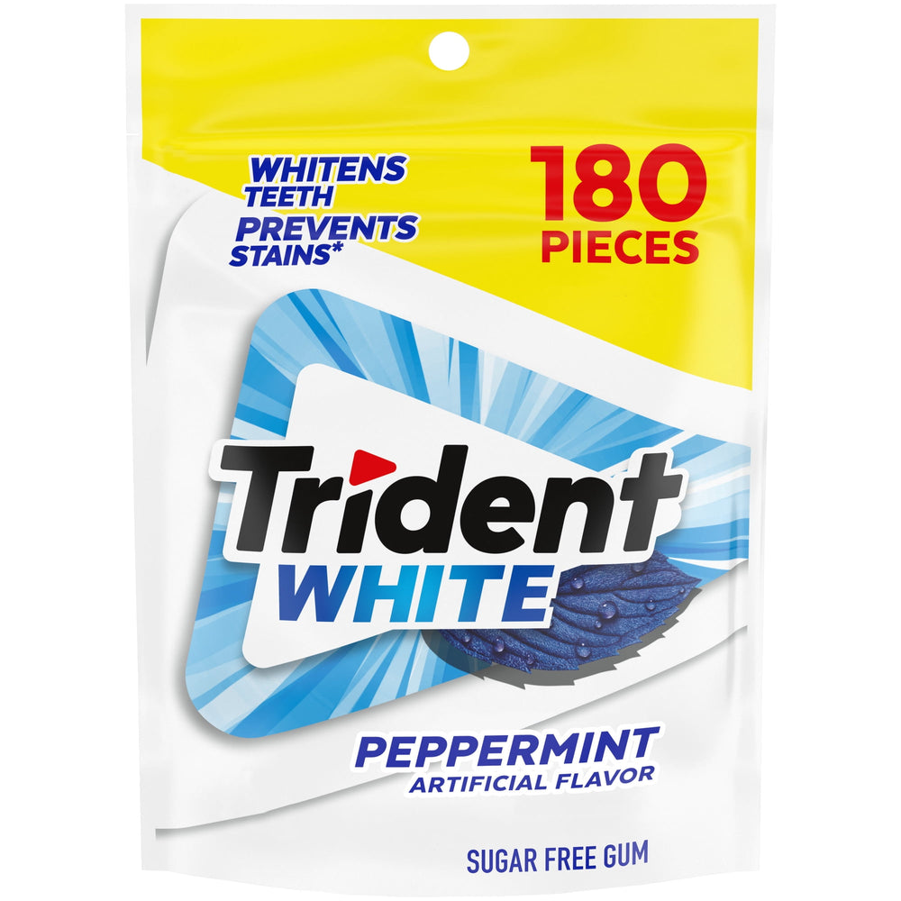 Trident White Peppermint 180 Pieces Sugar Free · Chicles y mentas