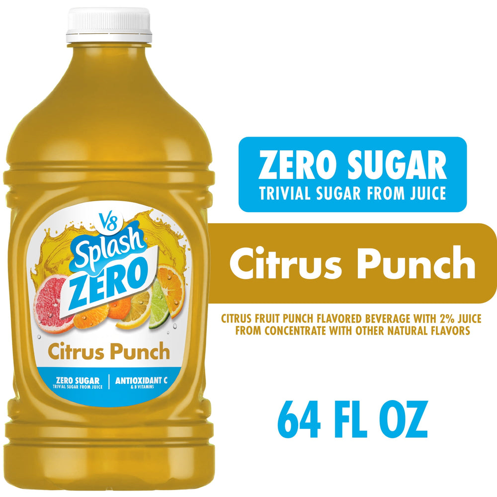 V8 Splash Zero Sugar · Bebida de cítricos · 1893 ml