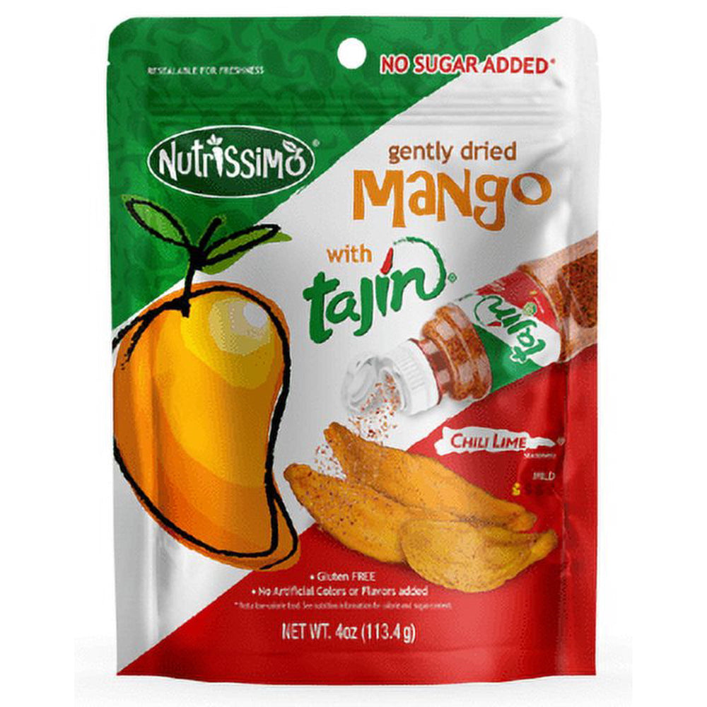 NUTRISSIMO DRIED MANGO WITH TAJIN · Fruta seca · 113 g