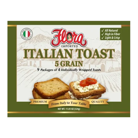 5 Grain Italian Toast · Galletas saladas