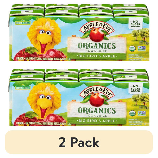 Apple & Eve Sesame Street Organics Big Bird’s Apple Juice · Bebida · 2 pack