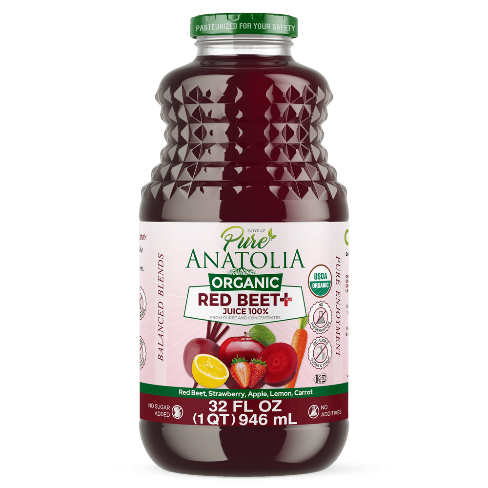 Pure Anatolia Organic Red Beet Juice · Bebida · 946 ml · botella