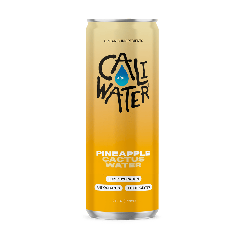 Caliwater Organic Cactus Water Pineapple · Bebida · 355 ml · lata