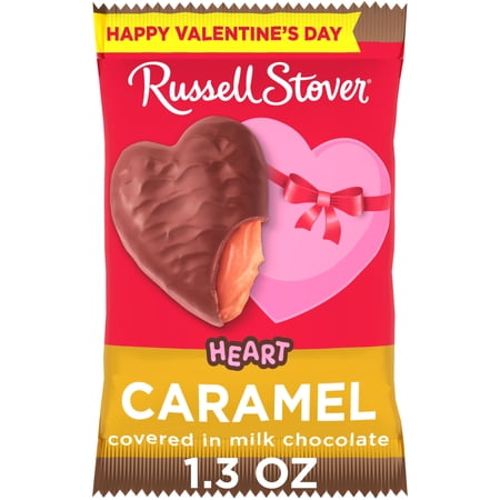 Russell Stover Valentine's Day Milk Chocolate Caramel · Caramelos · 37 g