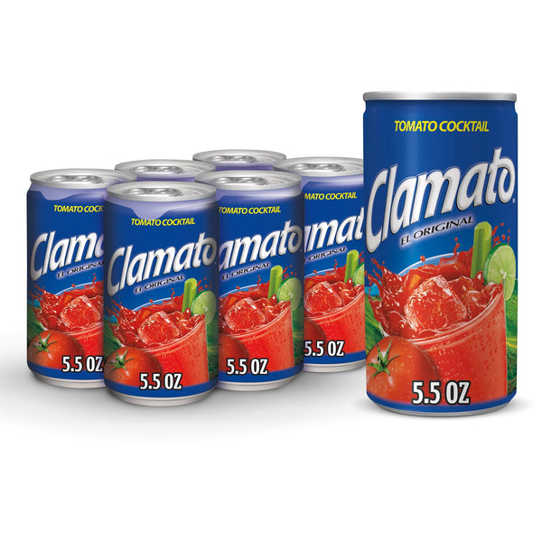 Clamato Original Tomato Cocktail · Bebida · 6 latas de 163 ml
