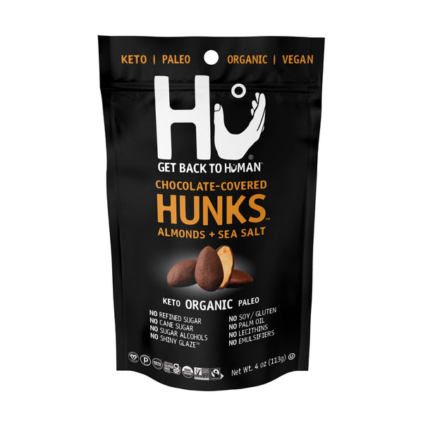 Hu Chocolate Covered Hunks + Sea Salt · Caramelos · 113 g