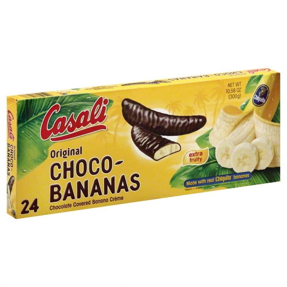 Josef Manner Casali Choco-Bananas 24 ea · Caramelos