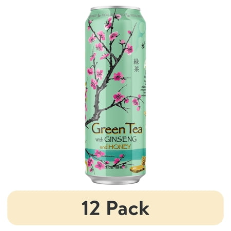 AriZona Green Tea with Ginseng & Honey Caffeine-Free · Té · 12 pack · 651 ml