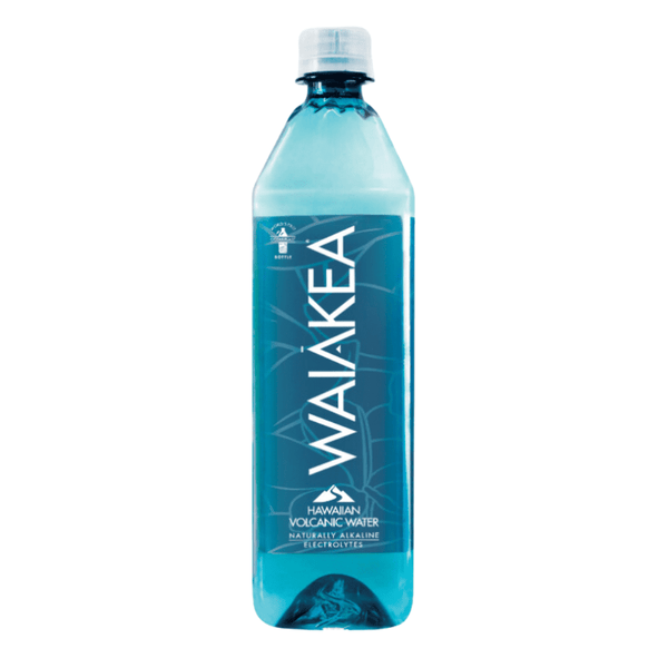 Waiakea Bottled Water Hawaiian Volcanic Alkaline Water · Bebida · botella