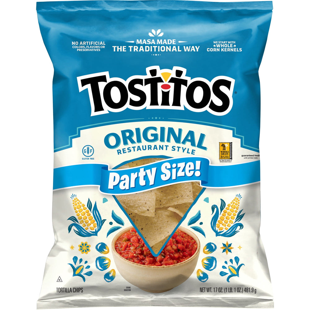 Tostitos Restaurant Style Original · Totopos · 482 g · bolsa · tamaño fiesta