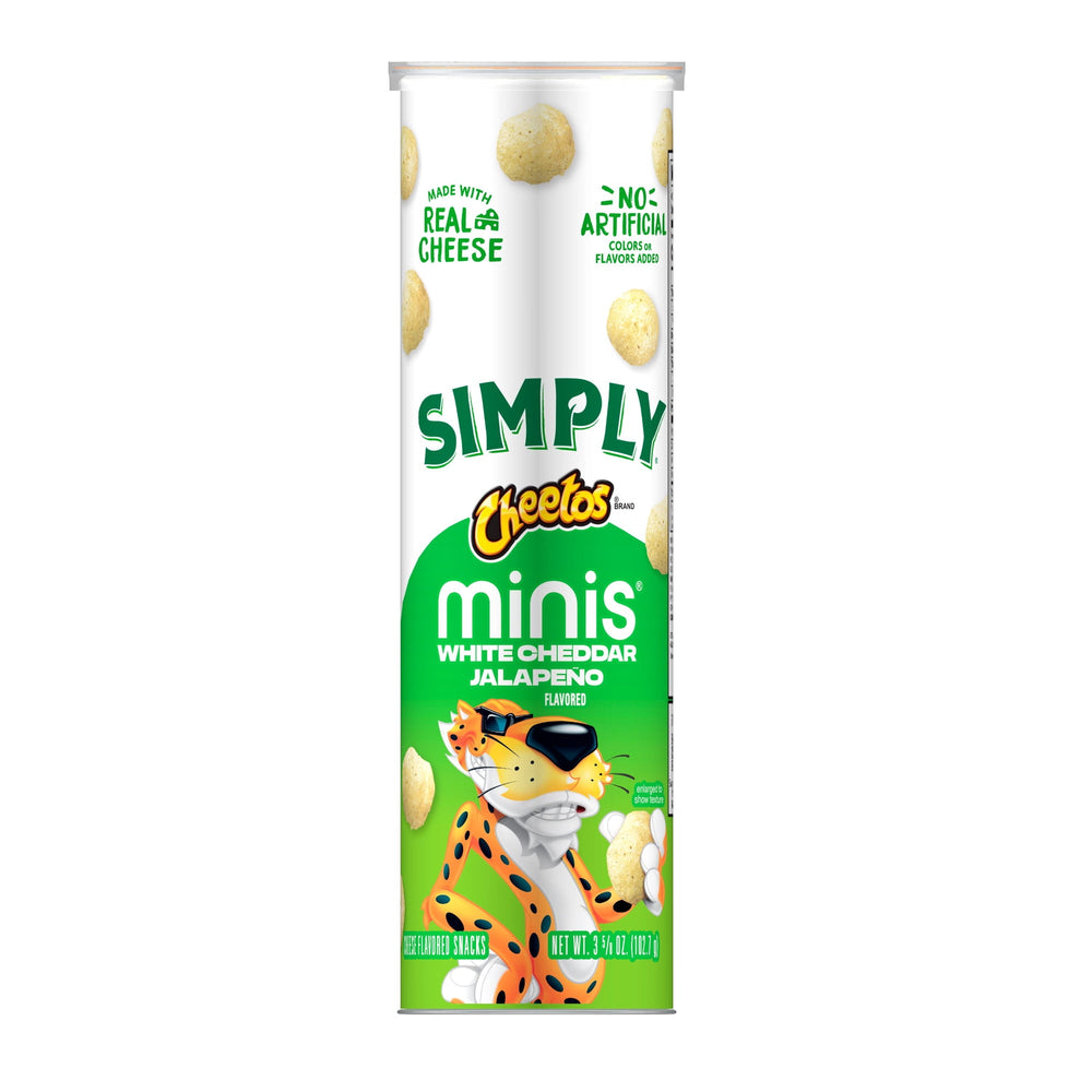 Simply Cheetos Mini White Cheddar Jalapeno · Frituras · 103 g