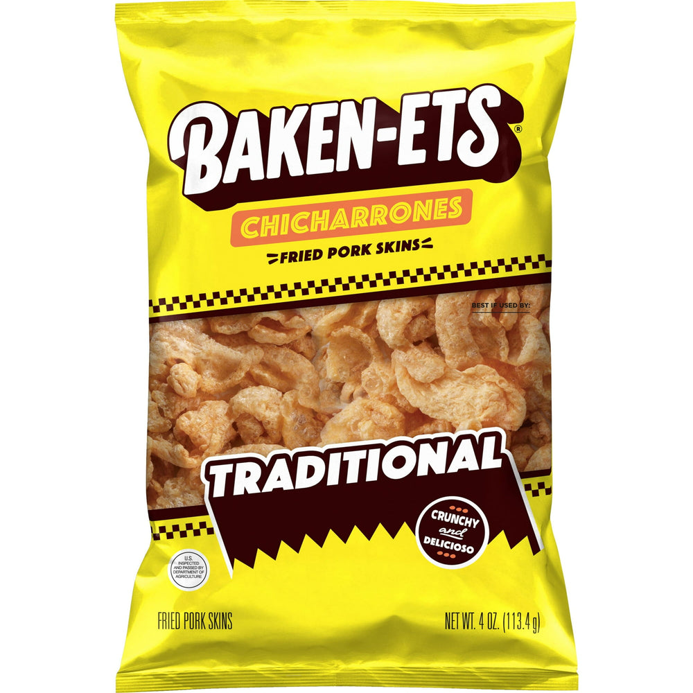 Baken-Ets Traditional Chicharrones Fried Pork Skins 1 · Frituras · 57 g · bolsa