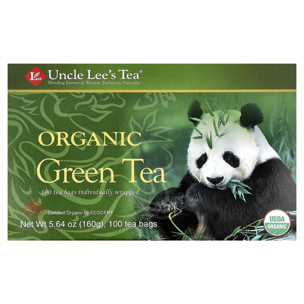 Uncle Lee's Organic Green Tea Bags - USDA Certified · Té