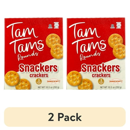 Manischewitz Tam Tam Cracker Rounds · Galletas saladas · 2 pack de 292 g