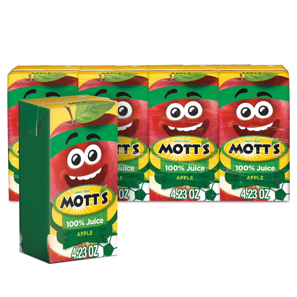 Mott's 100% Original Apple Juice · Bebida · 4 pack de 125 ml