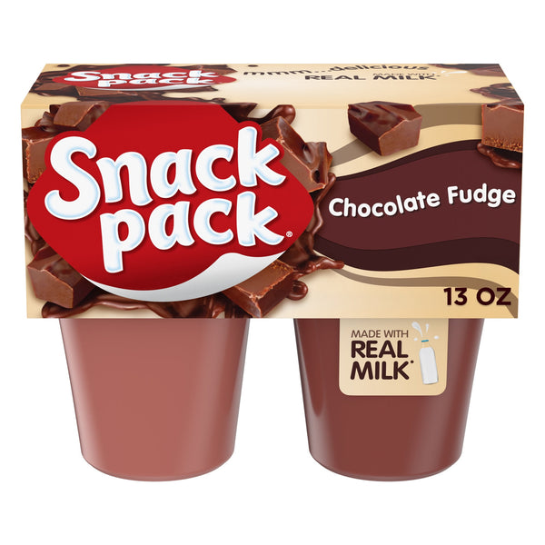 Pack Chocolate Fudge Pudding Lunchbox · Caramelos · 4 pzas de 92 g