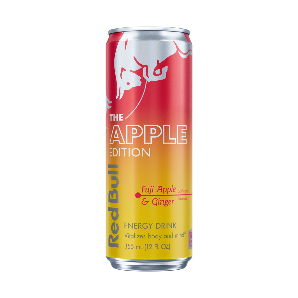 Red Bull Apple Edition Fuji Apple & Ginger · Bebida energética · 355 ml · lata