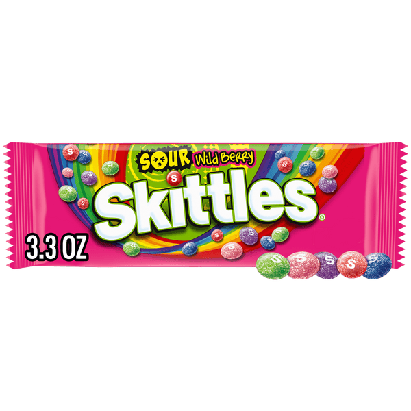 Skittles Sours Wild Berry · Caramelos · 94 g · tamaño para compartir