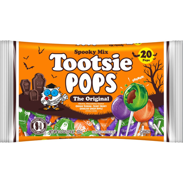 Tootsie Pops Halloween Gluten Free · Caramelos · 374 g