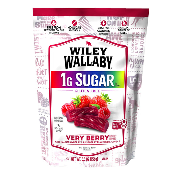 Wiley Wallaby Gluten Free · Gomitas · 1 g · bolsa