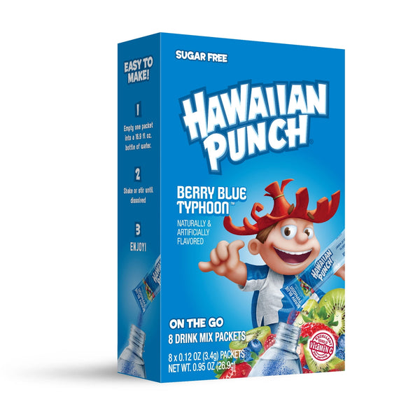 Hawaiian Punch Powder Berry Blue Typhoon · Polvo para agua