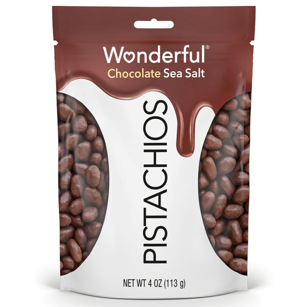 Wonderful Pistachios Chocolate Sea Salt · Caramelos · 113 g · bolsa