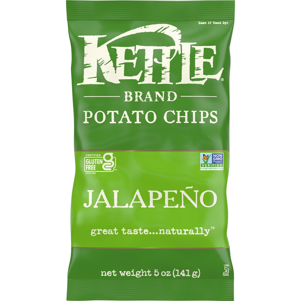 Kettle Brand Jalapeno · Papas · 142 g