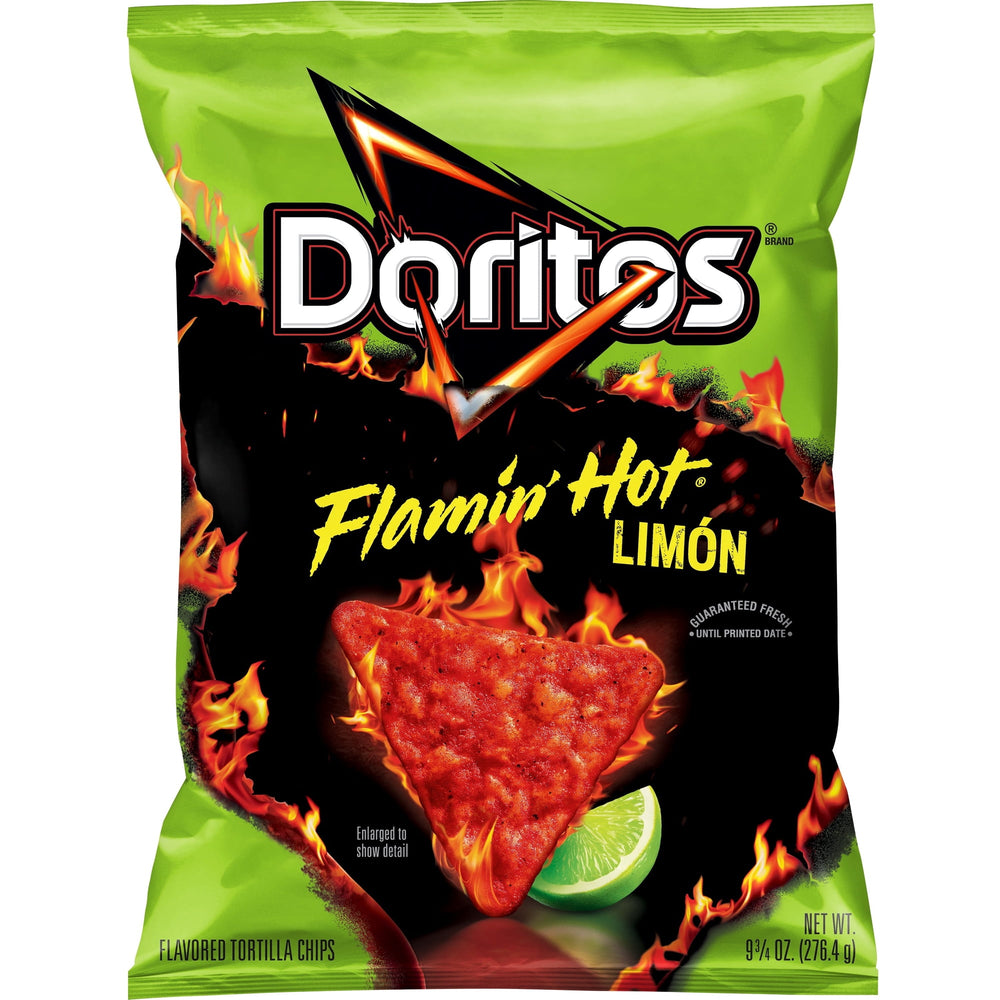 Doritos Flamin' Hot Limon · Totopos · 276 g · bolsa