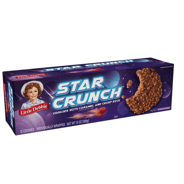 Little Debbie Star Crunch Cosmic · Pastelitos · 12 pzas de 369 g