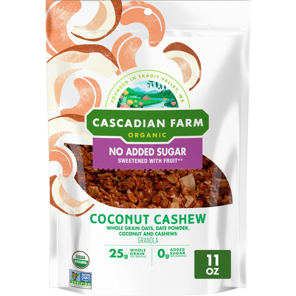Cascadian Farm Organic No Added Sugar · Granola · 312 g
