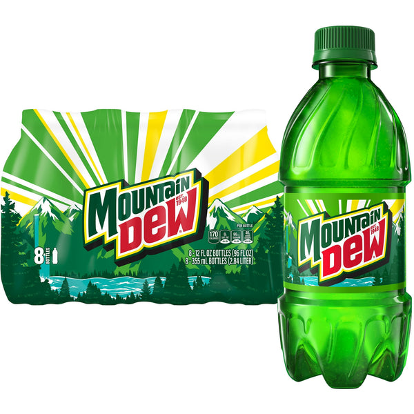 Mountain Dew Citrus · Refresco · 8 botellas de 355 ml