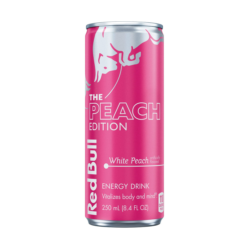 Red Bull Peach Edition White Peach · Bebida energética · 248 ml · lata