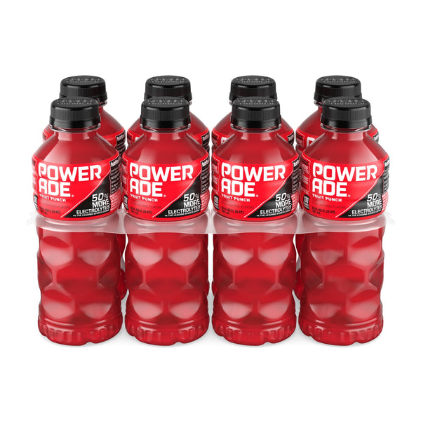 POWERADE Fruit Punch · Bebida · 8 botellas de 591 ml