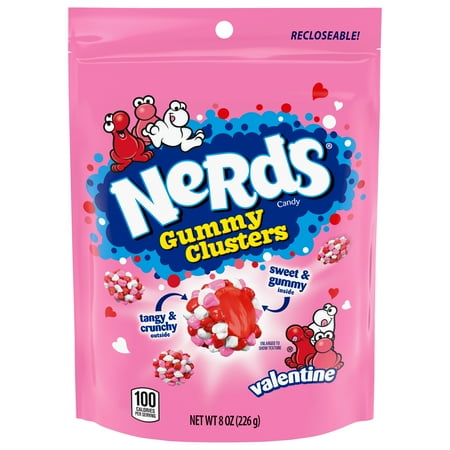 Nerds Valentine's Gummy Clusters · Gomitas · 227 g · bolsa