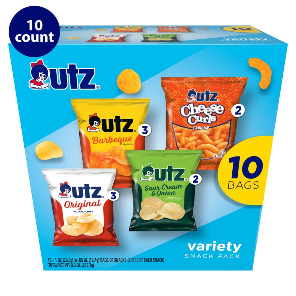 Utz Pack Variety · Papas · 10 pzas de 28 g