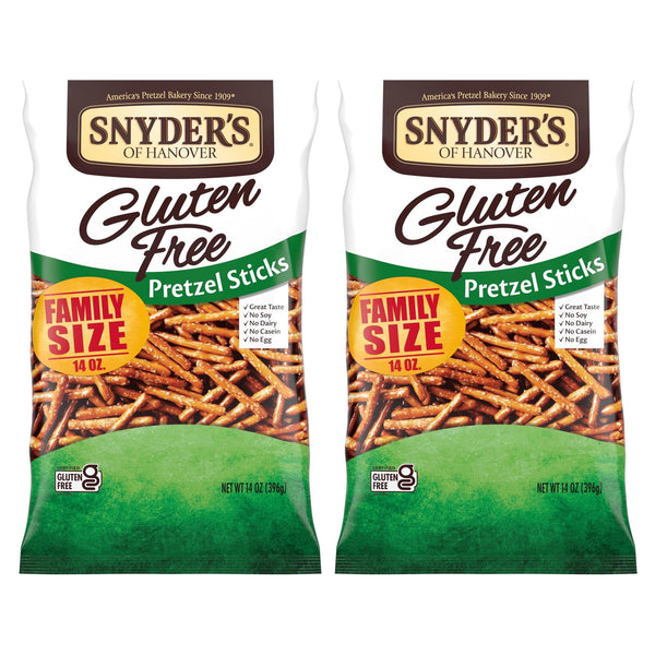 Snyder's of Hanover Pretzel Sticks sin gluten · Pretzels · 2 pack de 397 g