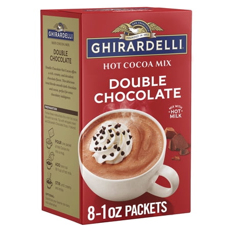GHIRARDELLI Double Chocolate Hot Cocoa · Caramelos · 227 g · caja