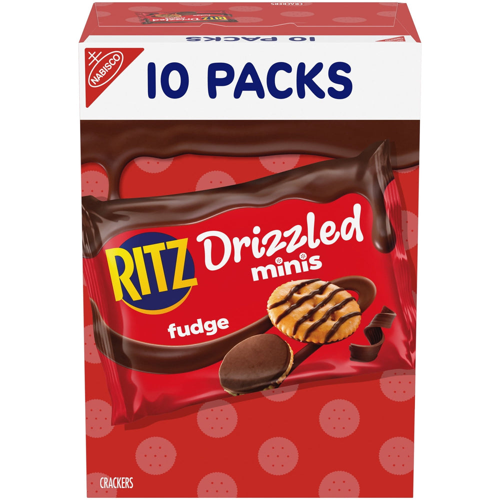 RITZ Drizzled Minis Fudge · Galletas saladas