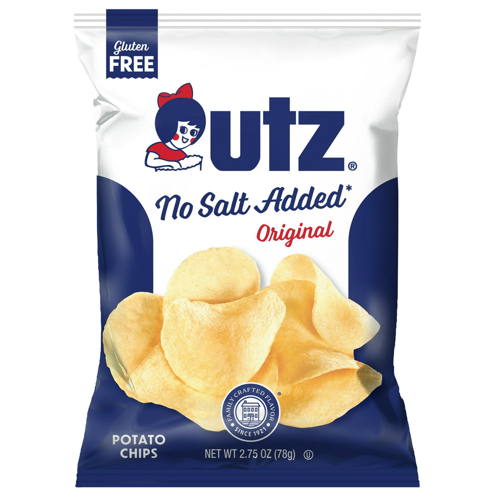 Utz No Salt Added Original Gluten-Free · Papas · 78 g · bolsa